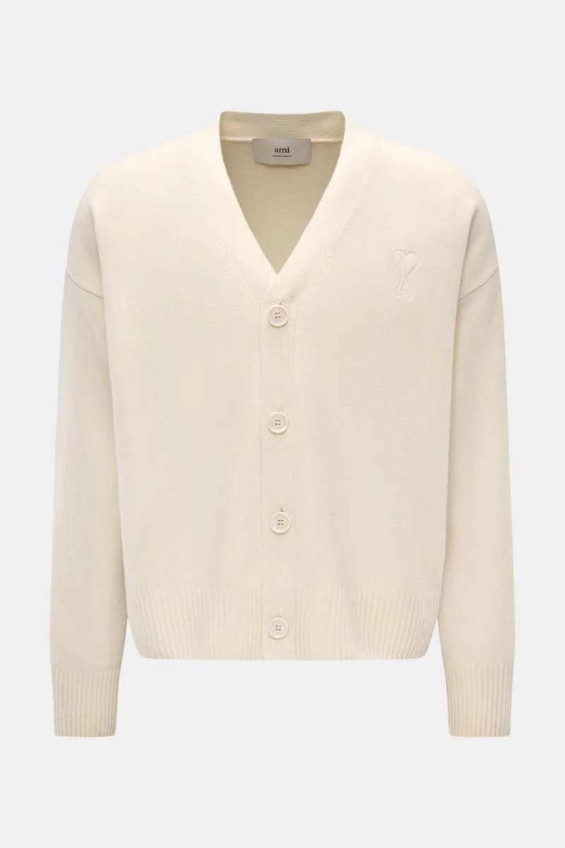 AMI PARIS Cardigan creme | BRAUN-Hamburg DE