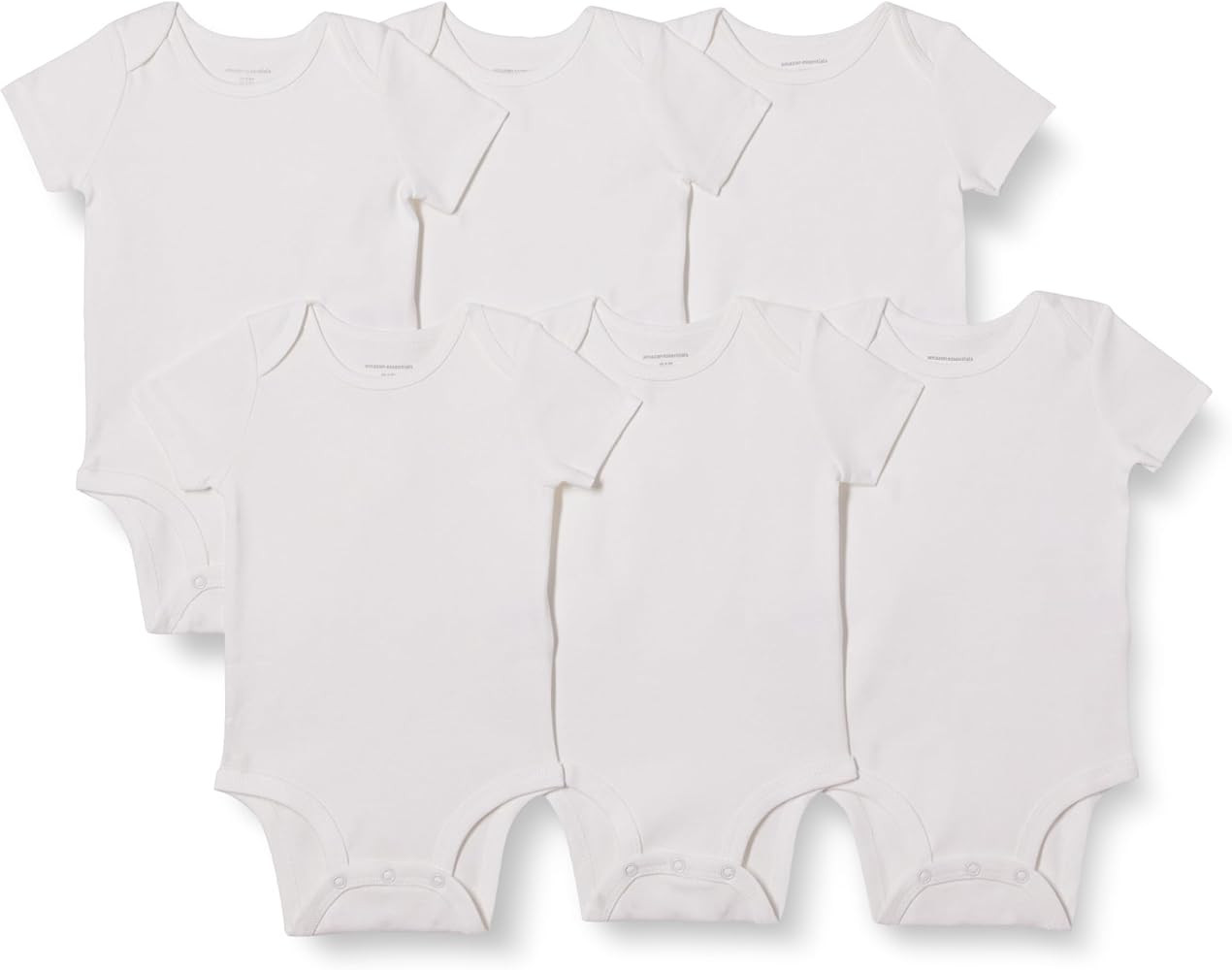 Amazon Essentials Unisex Babies' Short-Sleeve Bodysuits | Amazon (US)
