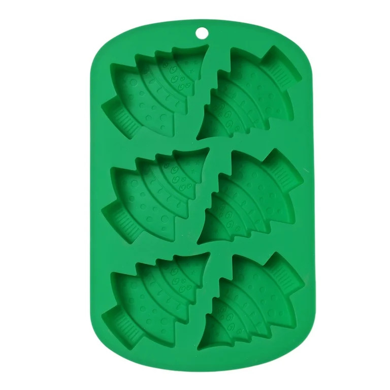 Holiday Time Christmas Silicone Tree Cakemold, Green | Walmart (US)