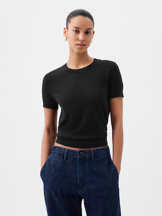 Lightweight CashSoft Cropped Sweater | Gap (US)