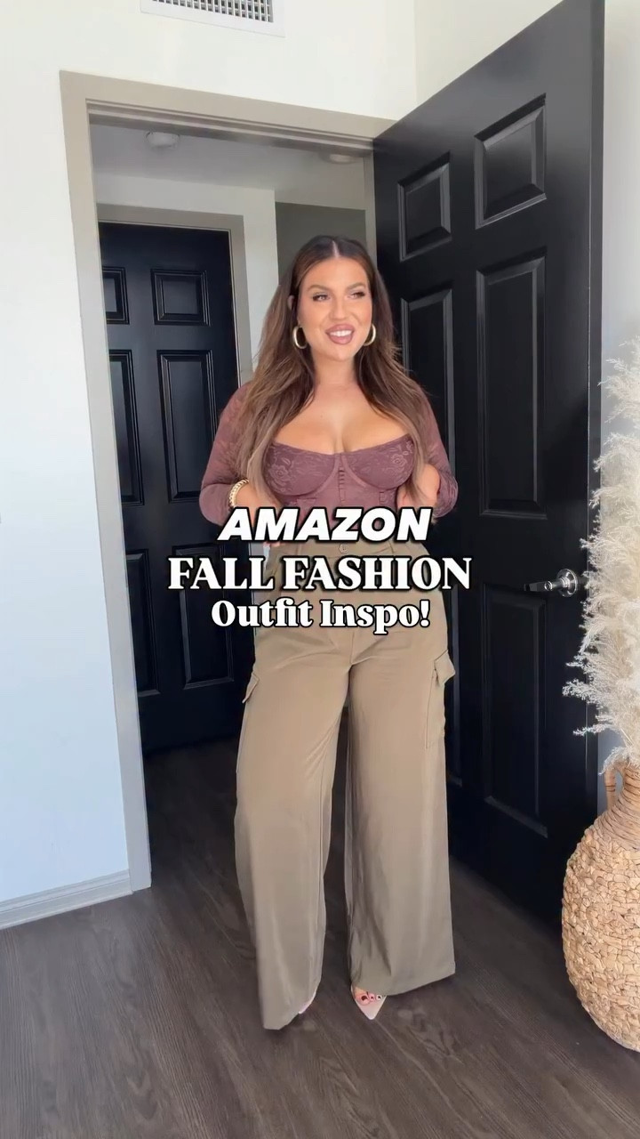 Amazon Fall Outfits I’m Loving! 

Shop this look here or on my Amazon Storefront🫶🏼

5 Amazon Fall Outfits; which is your favorite look?! 👀 I’m loving how versatile all these looks are! Whether you have a date night, girl’s night out, or any upcoming Fall events; these looks are great options! Curve-friendly, high-quality, and super cute for the Fall!

Sizing Details 👇🏼
Look 1️⃣: Wearing trousers in size 12, bodysuit is currently OOS so I linked up similar styles!
Look 2️⃣: Wearing a L in the corset and jacket (corset is stretchy) and a 31 in the jeans (super stretchy).
Look 3️⃣: Wearing a L in the bodysuit (linked deep-V bra and nippies) Wearing a L in the wrap-style tummy coverage skirt!
Look 4️⃣: Wearing my reg L in the dress, also linked my fav wide-calf friendly boots!
Look 5️⃣: I’m wearing my reg L (dress is TTS and minimal stretch!)

#fallfashion2025 #midsizefallfashion #amazonfallfashion 

#LTKMidsize #LTKStyleTip #LTKSeasonal