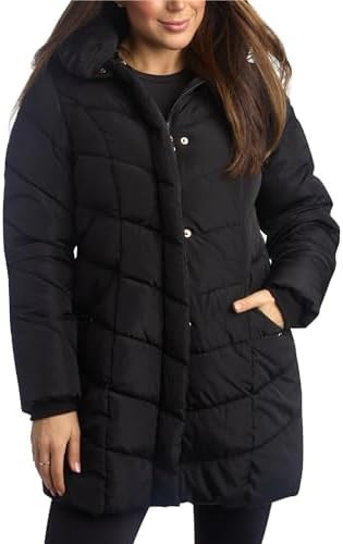 Steve Madden Womens Long Puffer Coat - Heavyweight Insulated Fall Winter Jackets for Women Windpr... | Amazon (US)