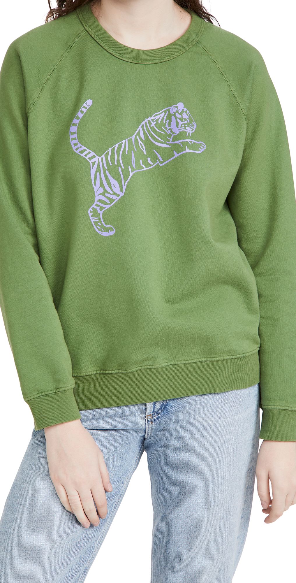Clare V. Tiger Sweatshirt | Shopbop