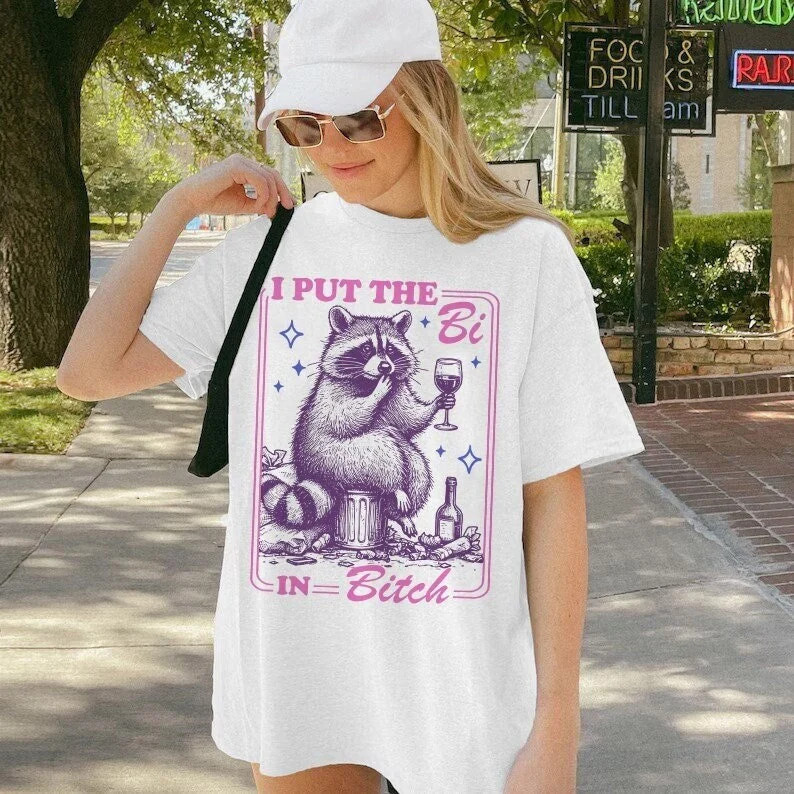 I Put the Bi in Bitch Bisexual Shirt Bi Pride Shirt Subtle Bisexual Pride Merch Funny Bisexual Bi... | Etsy (US)