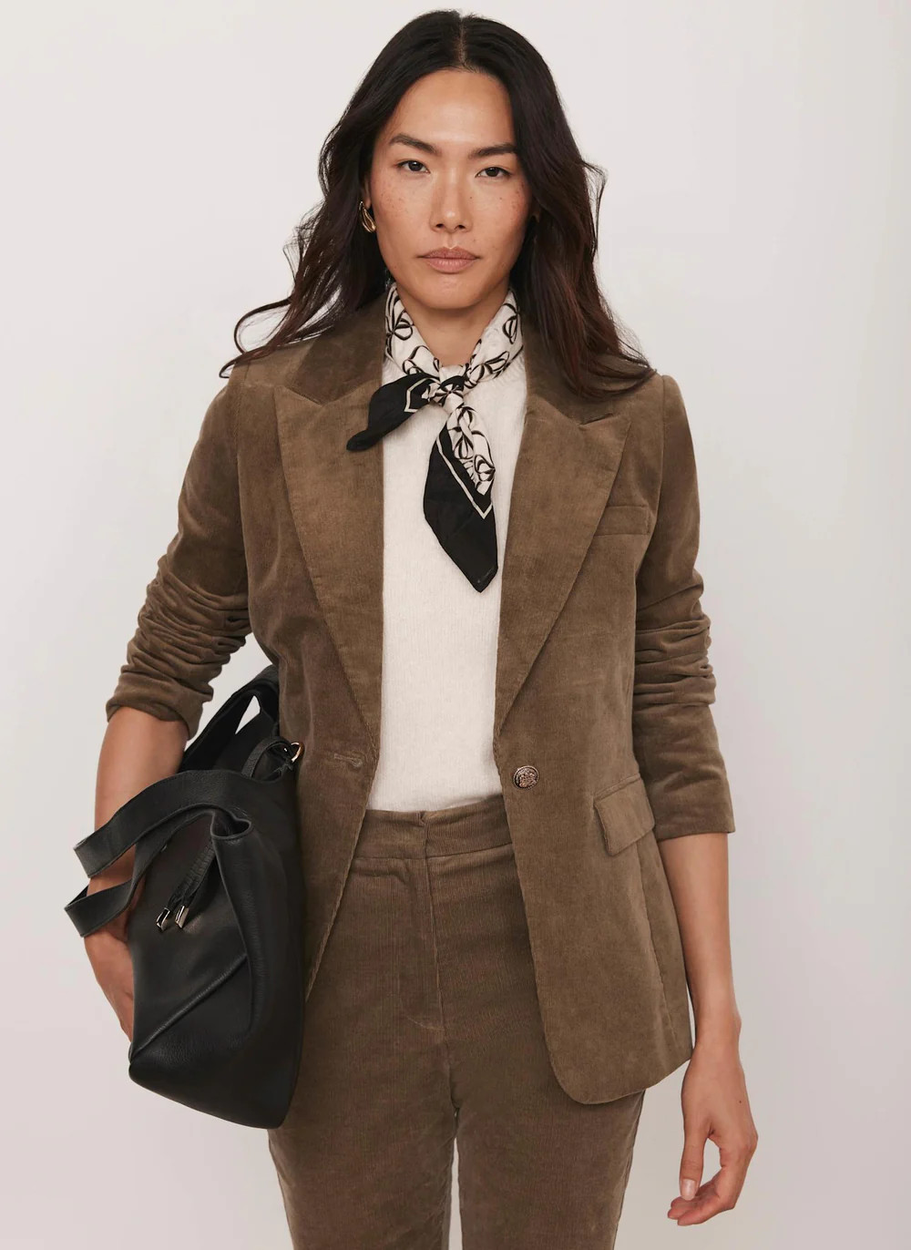 Brown Corduroy Blazer | Mint Velvet - US