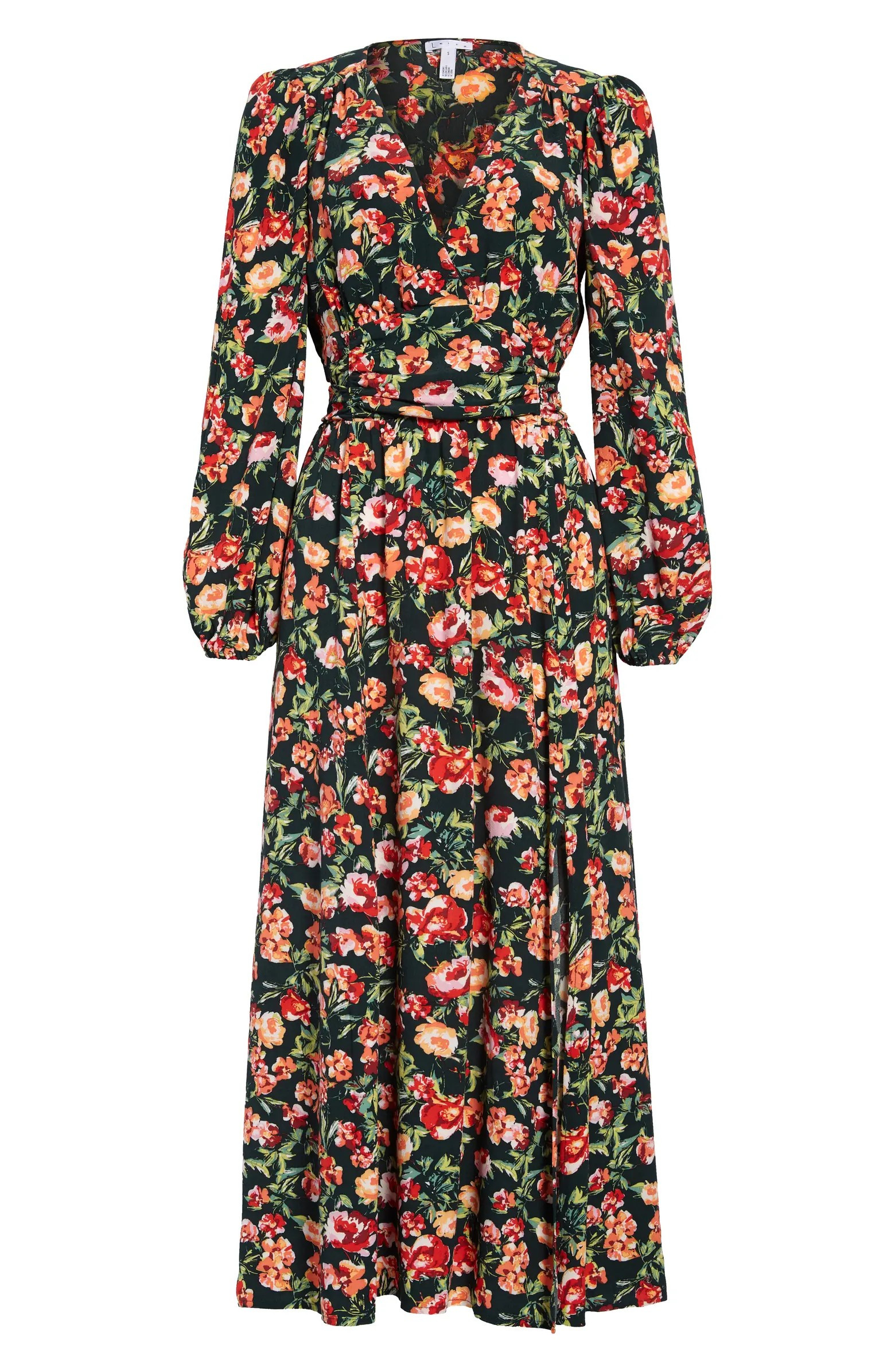 Long Sleeve Floral Print Dress | Nordstrom