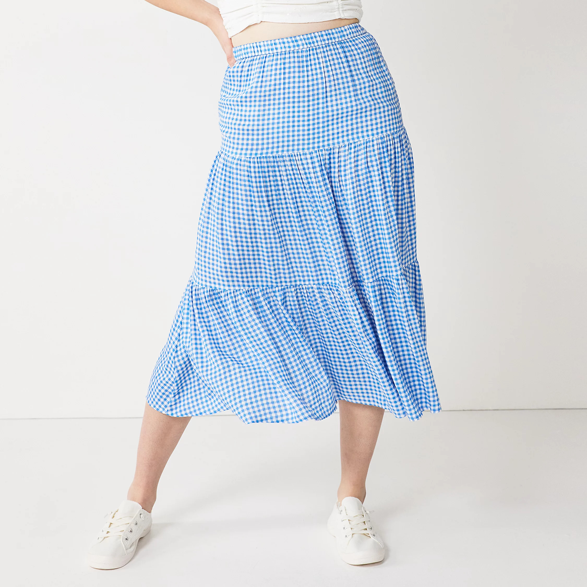 Juniors' SO® Tiered Midi Skirt | Kohls | Kohl's