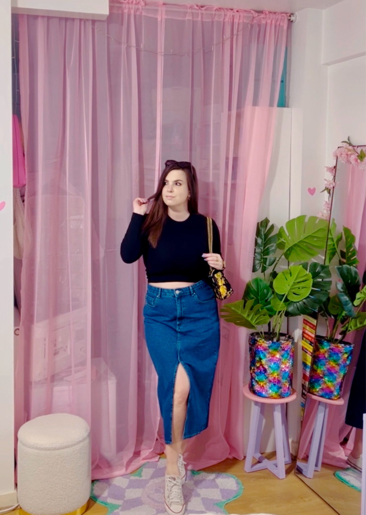 Denim midi skirt 🩵

#LTKitbag #LTKfindsunder50 #LTKstyletip