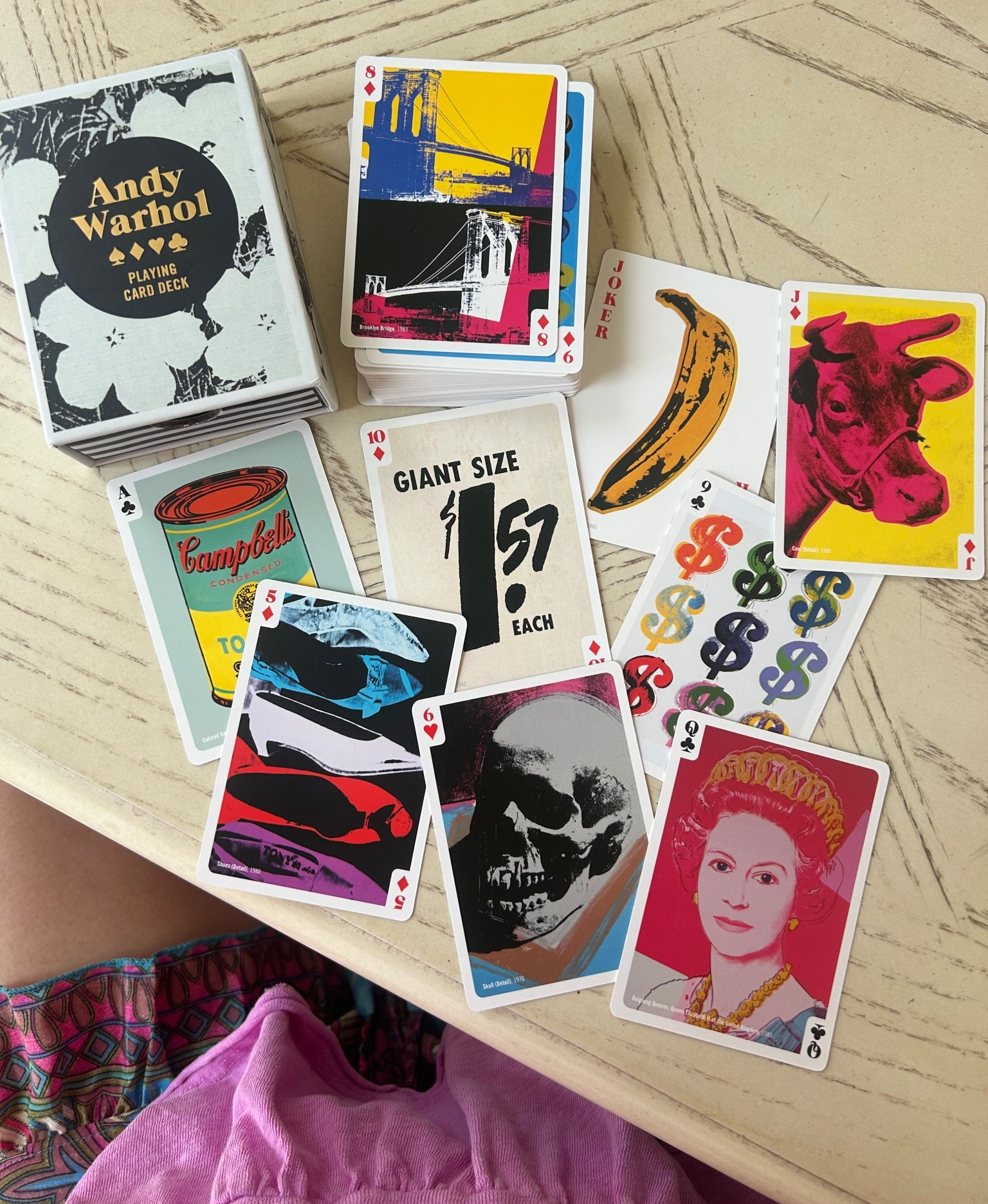These are the most stylish playing cards! Purchased these for myself but, they’d make a fine gift! ♠️♥️🃏#playingcards #cards #giftideas #stockingstuffers #games #andywarhol #popart #popculture #deckofcards

#LTKHome #LTKFindsUnder50 #LTKFamily