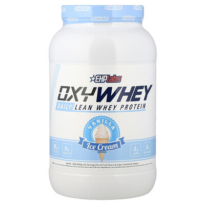 EHPlabs, OxyWhey, Daily Lean Whey Protein, Vanilla Ice Cream, 1.82 lb (825 g) | iHerb