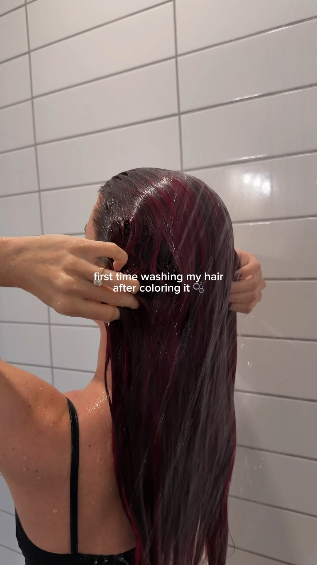 hair wash routine 🫧 

#LTKdayinmylife #LTKselfcare #LTKvlog