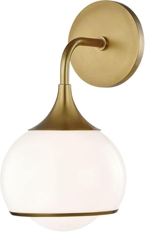 Mitzi H281301-AGB Reese Wall Sconce, Brass | Amazon (US)