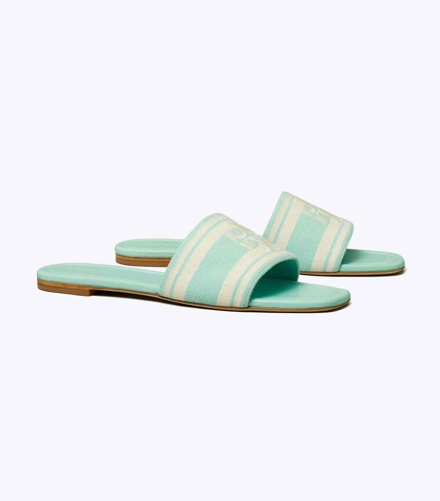 DOUBLE T JACQUARD SLIDE | Tory Burch (US)