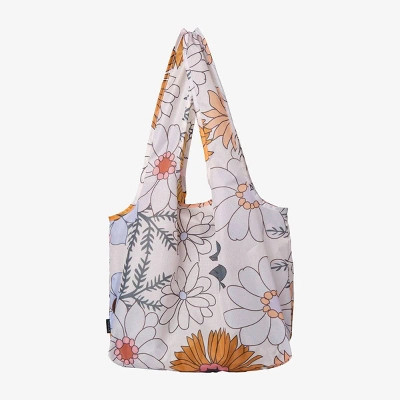 Thread Wallets Collapsible Tote Bag - Blossom Yellow/Off-White | Target
