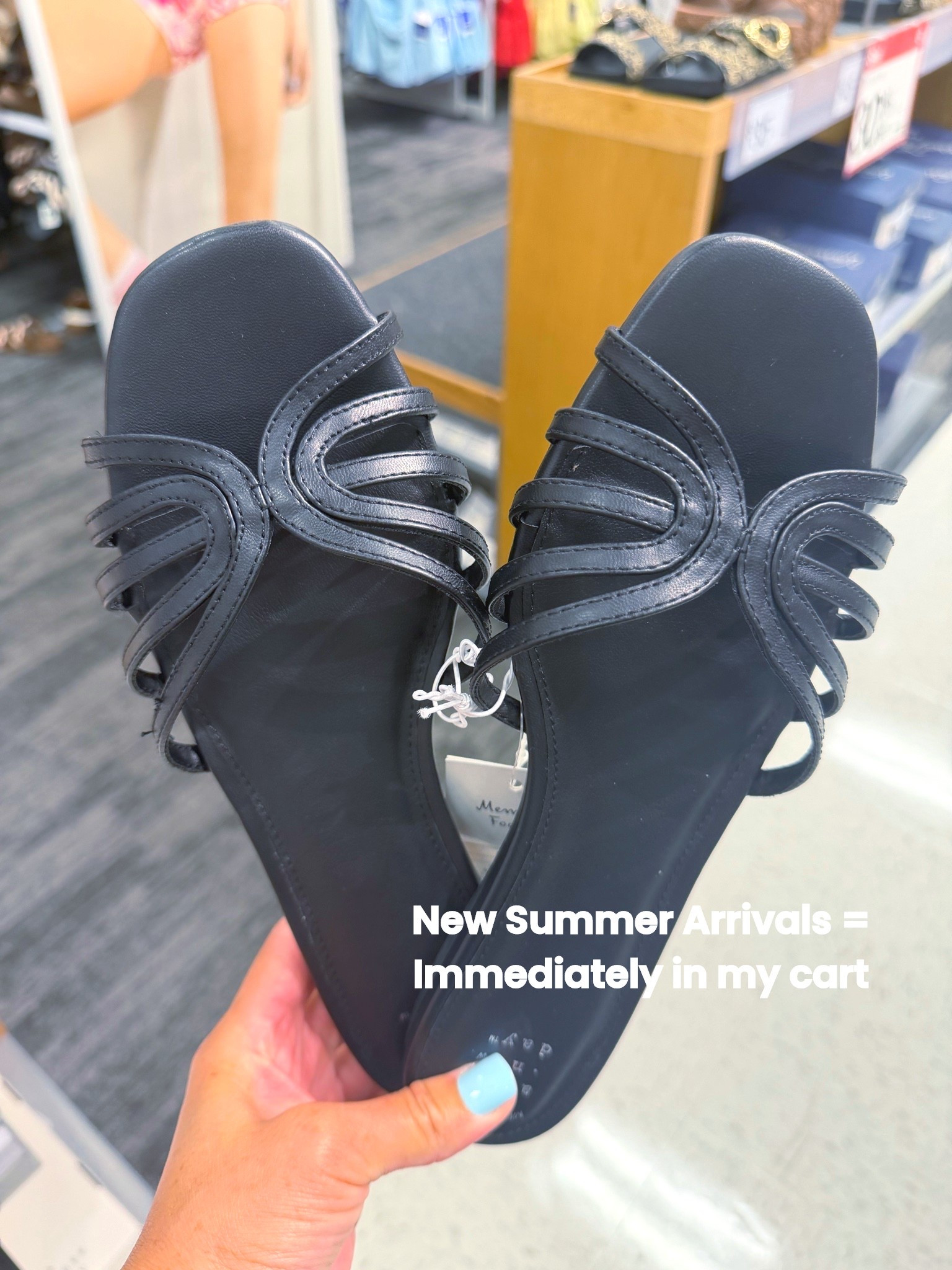 Target New Summer Arrivals= Immediately in my Cart! Such a cute pair of slides! Comes in rhinestone too! 

Women’s Mariana Sandals with Memory Foam Insole - A New Day
@Target #target #targetstyle #targetfinds #targetdeals #newattarget #anewday #summerslides #summerlooks

#LTKootd #LTKgrwm #LTKTravel