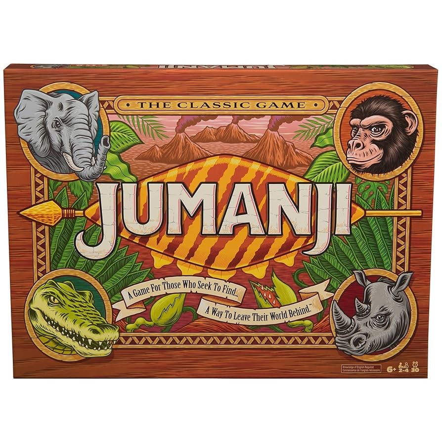 Spin Master Games, Jumanji 30th Anniversary Edition, The Classic Thrilling Adventure Family Board... | Amazon (US)