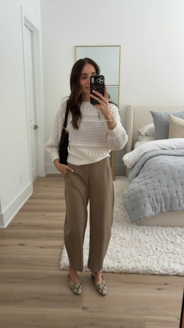 Sweater is on sale, size S, pants size XS.

#LTKSaleAlert #LTKOver40