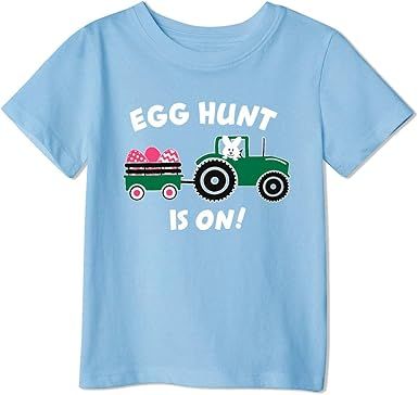 BesserBay Boys and Girls Funny Easter Bunny T-Shirt 1-10 Years | Amazon (US)
