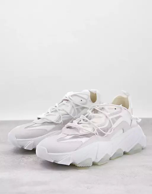 Ash Extra chunky panelled trainers in white | ASOS (Global)
