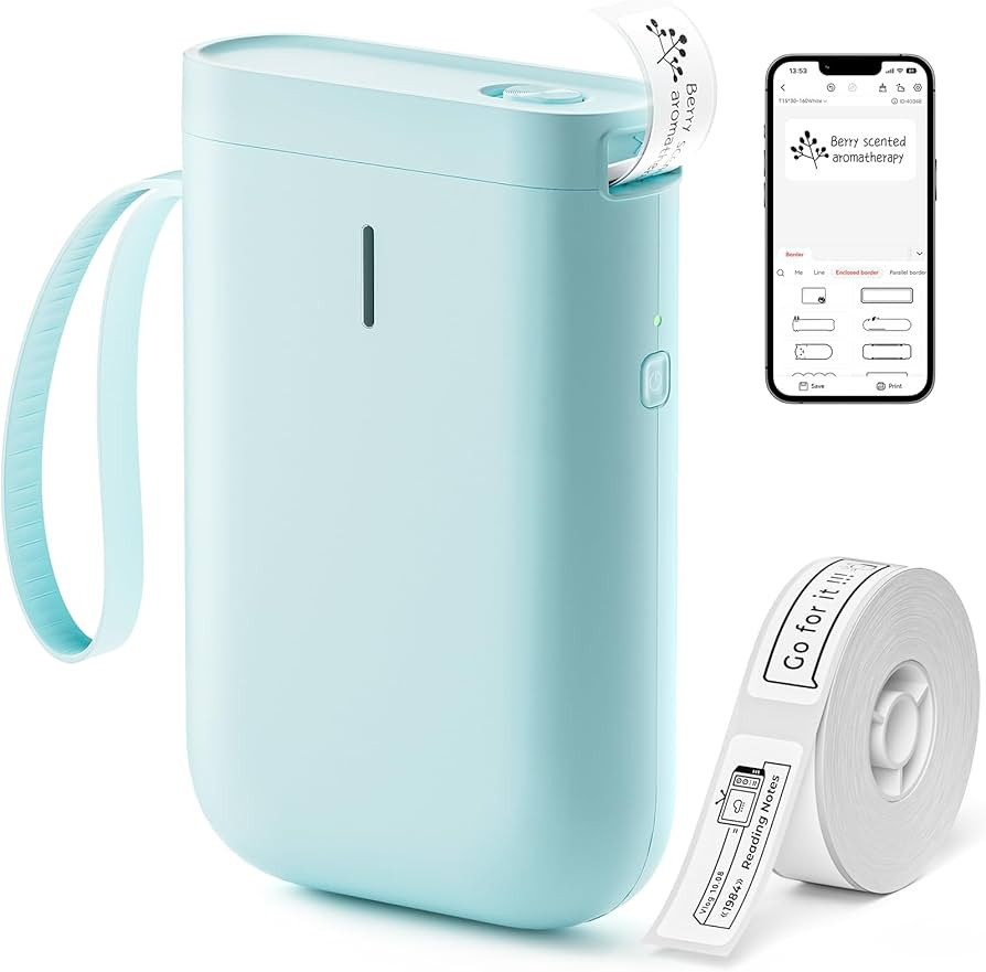 NIIMBOT Label Maker Machine D11 Label Printer Tape Included Portable Wireless Connection Multiple... | Amazon (US)