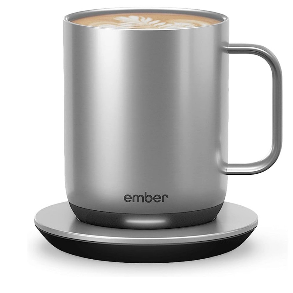 PRIME DAY DEAL: Temp controlled mug that keeps your beverage hot! Bluetooth connected to your phone so you can control it in an app!