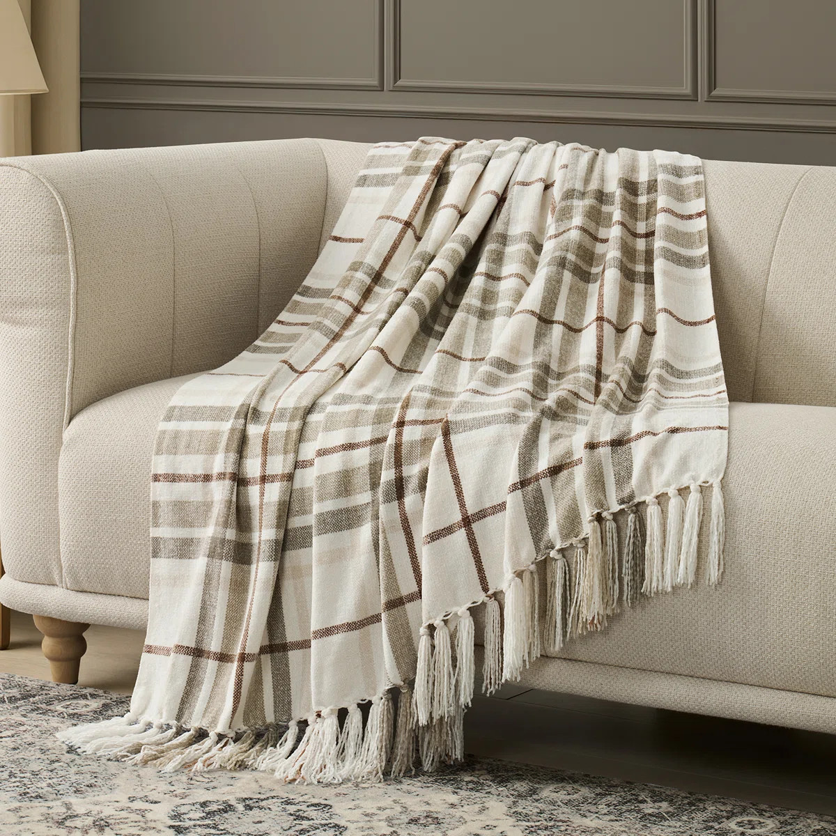 EverGrace Chenille Throw Blanket & Reviews | Birch Lane | Birch Lane