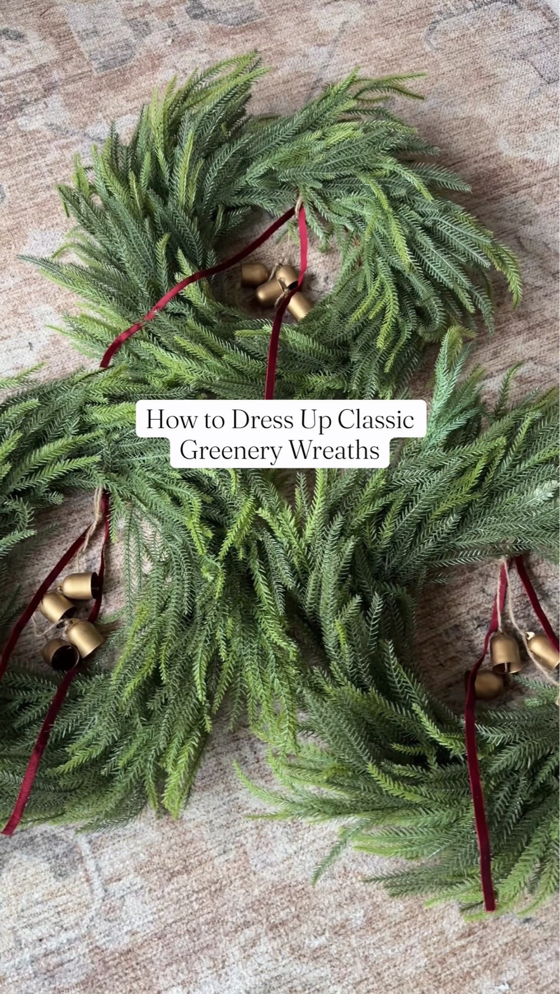 I couldn’t believe my eyes when I found these gorgeous real-touch Norfolk pine wreaths on @amazon for less than $25 each! I bought 6 to dress up every exterior window on my home and they look so beautiful with antique gold bells and red velvet ribbon.✨

#ad #founditonamazon #WinterFavorites #liketkit @shop.ltk



#LTKHome #LTKFindsUnder50 #LTKHoliday