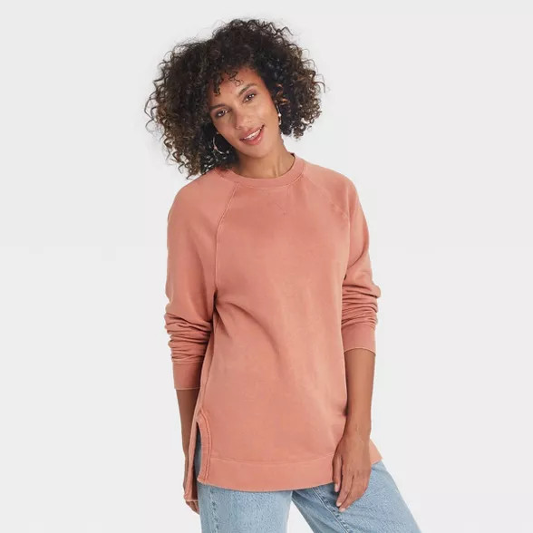 Women's Fleece Tunic Sweatshirt - Universal Thread™ | Target