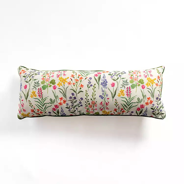 New! Brackeen Wildflower Lumbar Pillow | Kirkland's Home