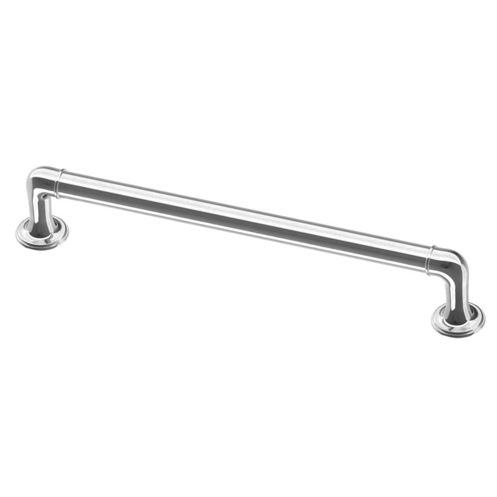 Liberty Foundations 6-5/16 in. (160mm) Center-to-Center Polished Chrome Drawer Pull | The Home Depot