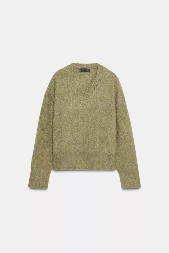 BRUSHED EFFECT KNIT JUMPER | Zara UK