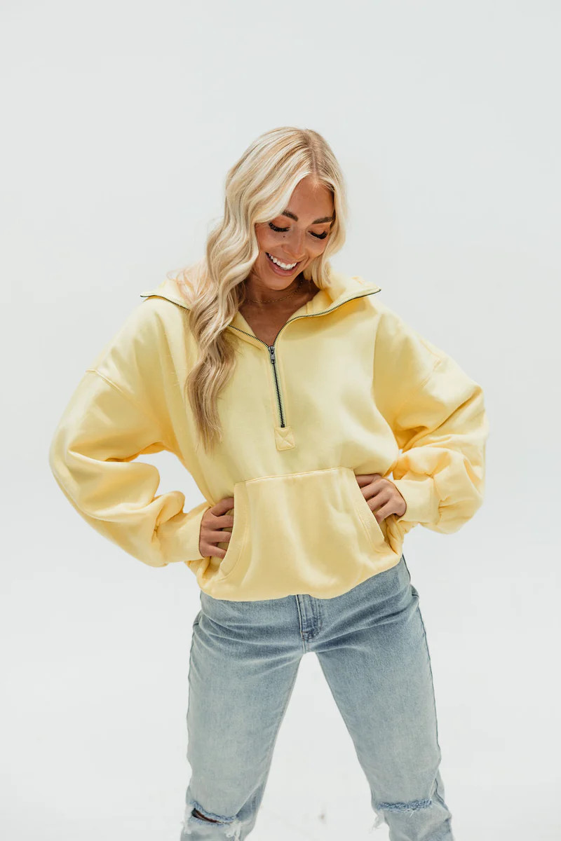 Kiki Hoodie-Lemon | Love Olive Co