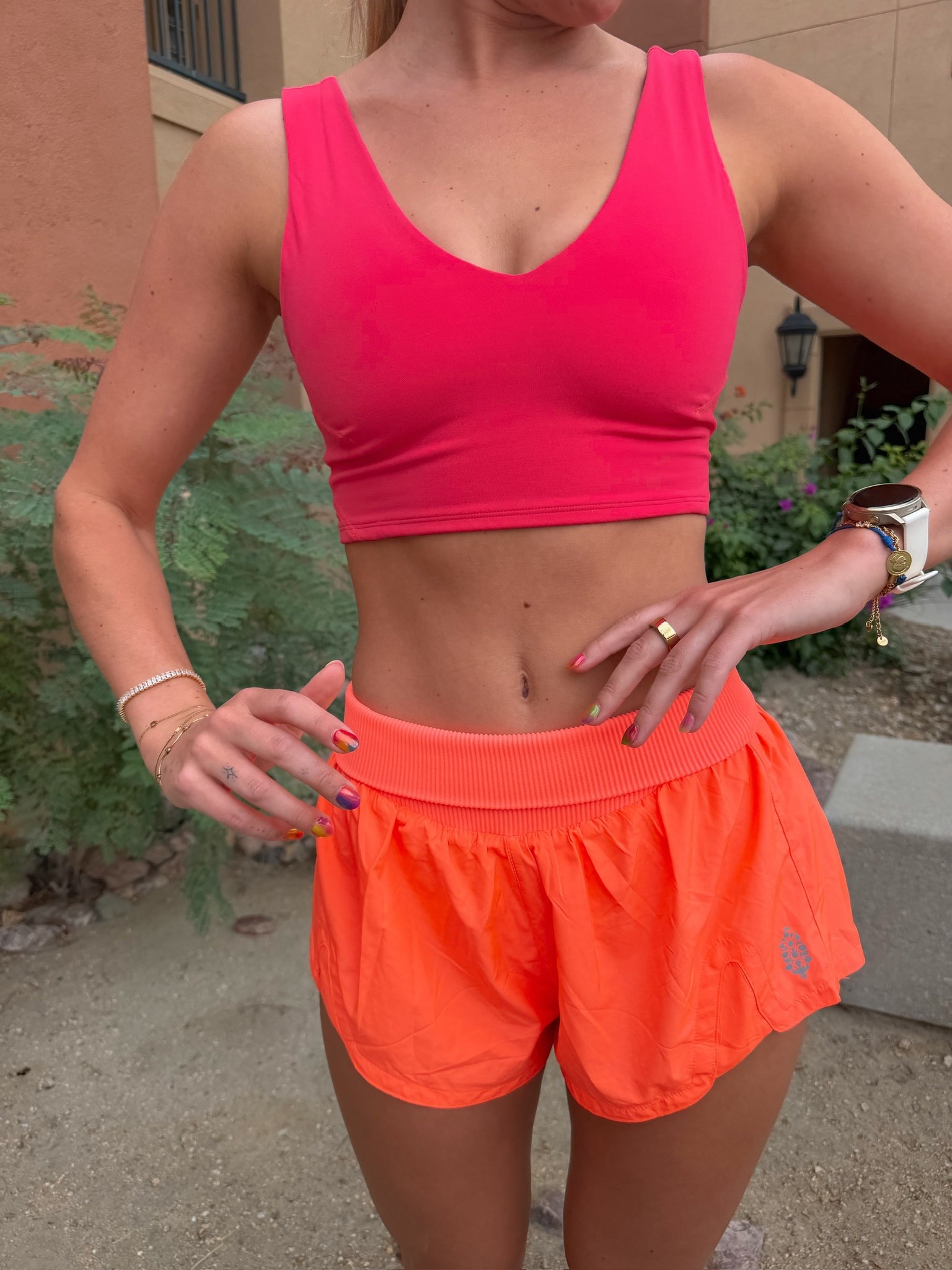 love this color combo 🌺🍊

#LTKootd #LTKdayinmylife #LTKfitnessgoals