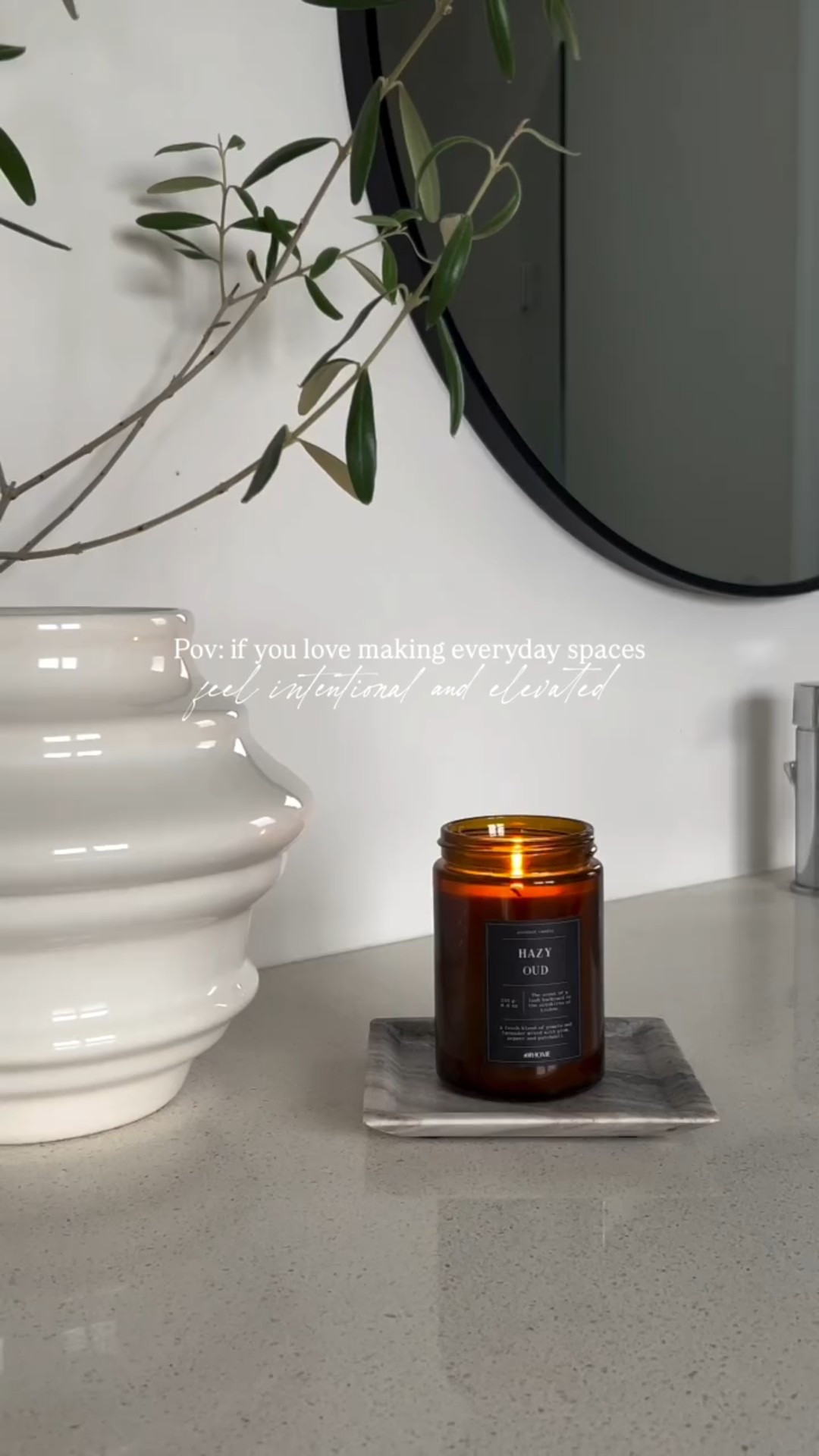 Pov: from store shelf to styled at home 🤍

This tiered vase is such a subtle statement in the primary bath. It fills the space beautifully while keeping the look minimal, timeless and intentional. 

Primary bath, modern, intentional home, home styling, hm home finds
follow and comment STYLE for links 🔗

#homeinspo #homeswithpurpose #modern #intentionalhome #fyp