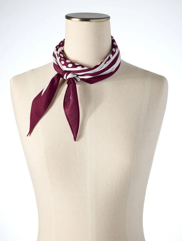 Mystic Dot Diamond Scarf | Talbots
