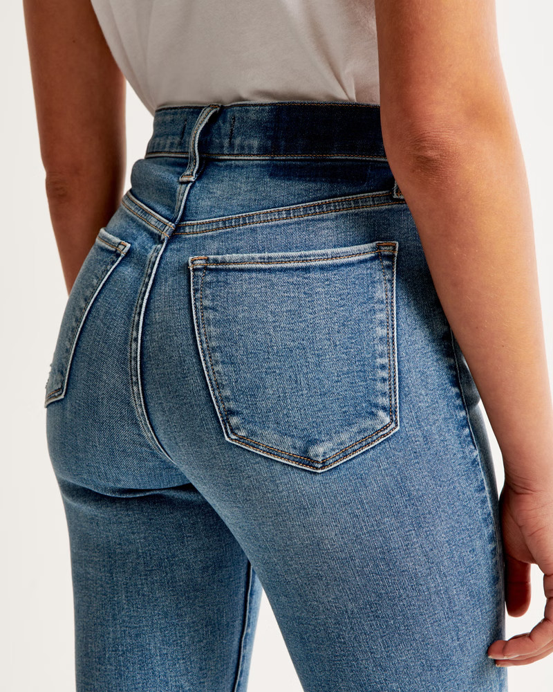 High Rise Super Skinny Ankle Jean | Abercrombie & Fitch (US)