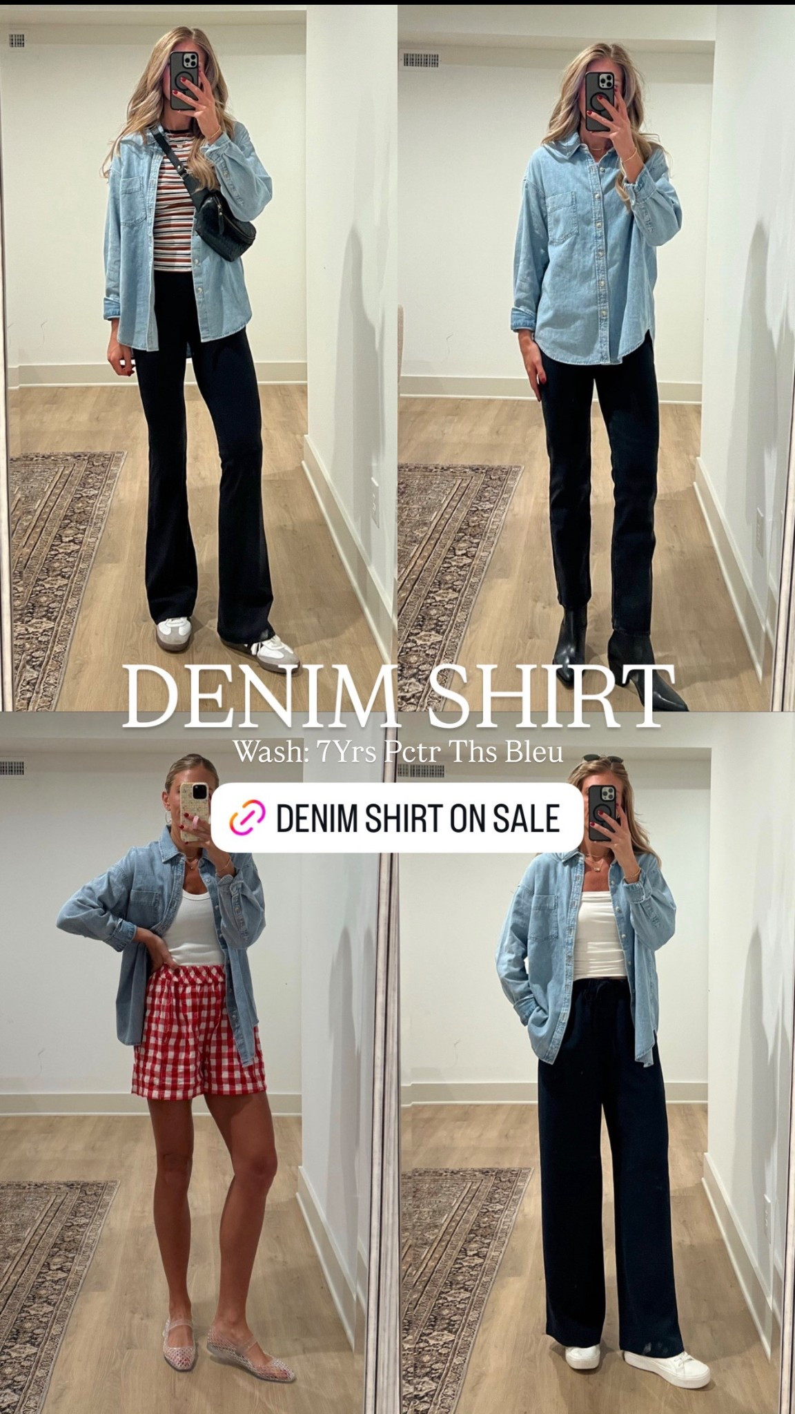 Aritiza Sale!
Denim shirt on sale
Sizing: 
Denim shirt: size medium but runs oversized.  I just prefer a super oversized fit + im talll


Aritizia, cyber week, cyber Salle, Black Friday, site wide sale, tall girl friendly, tall sizes 

#LTKHoliday #LTKSaleAlert #LTKCyberWeek