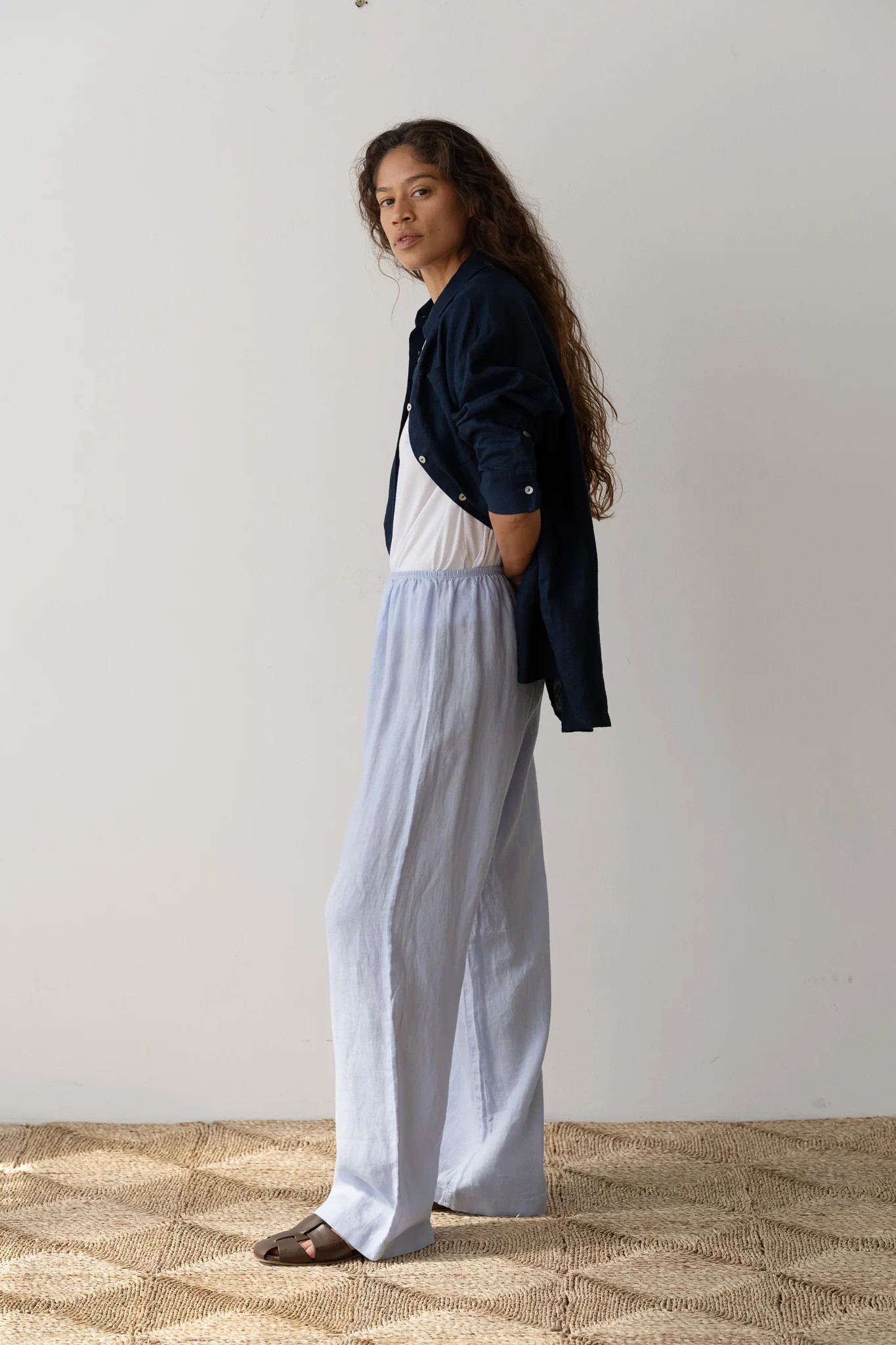 The Linen Simple Pant | DONNI.