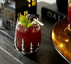 Skeleton Stemless Wine Glass | Pottery Barn (US)