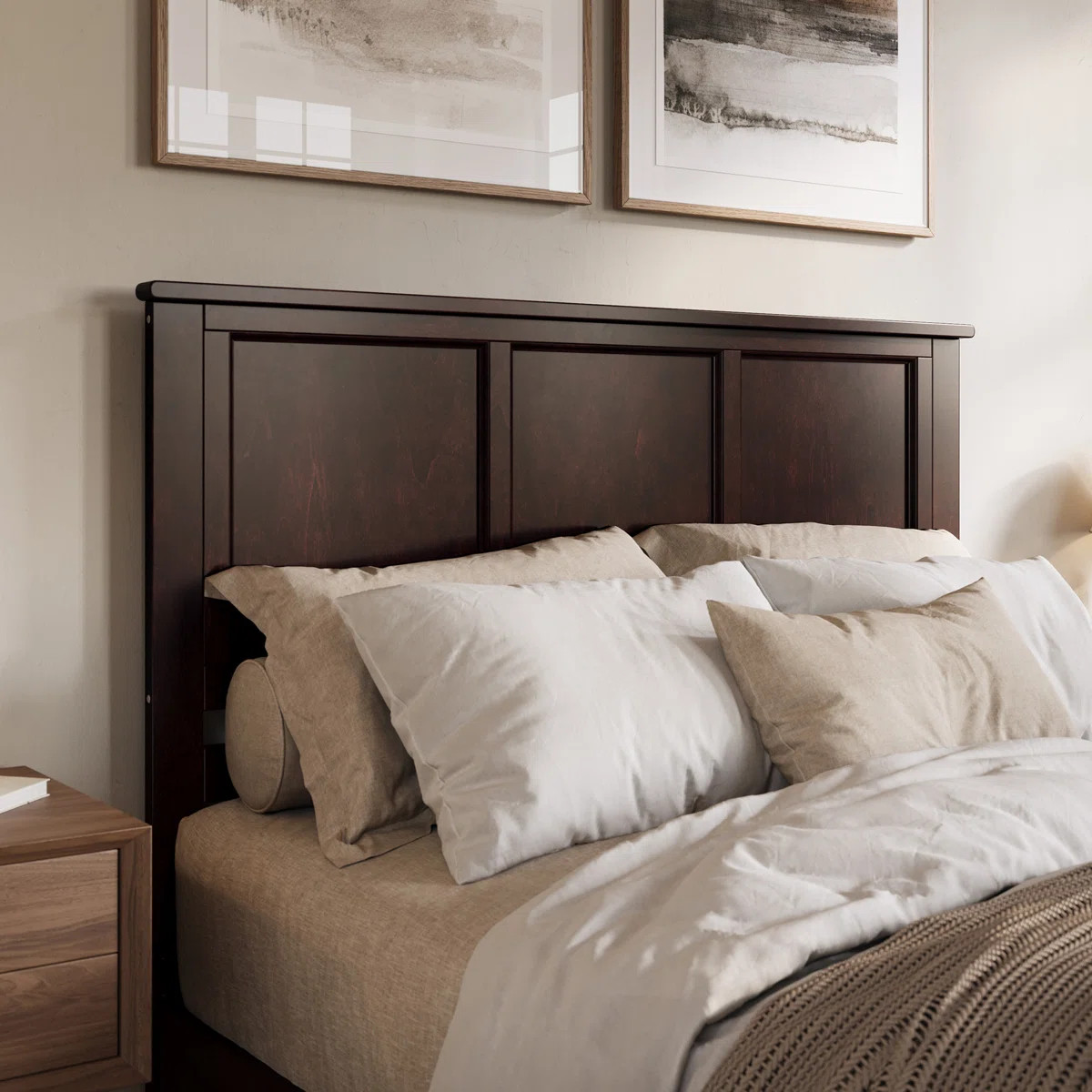 Amear Solid Wood Headboard | Wayfair North America