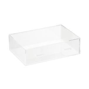 Small Short Luxe Acrylic Modular Drawer Clear | The Container Store