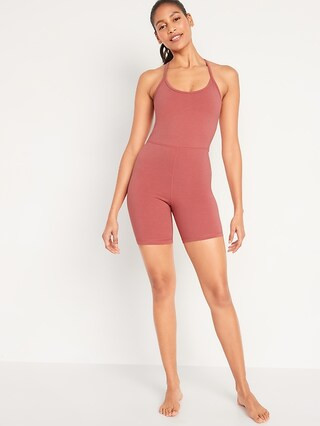 PowerChill Racerback Bodysuit for Women -- 6-inch inseam | Old Navy (US)
