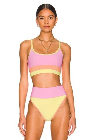 BEACH RIOT Eva Top in Fruity Colorblock from Revolve.com | Revolve Clothing (Global)