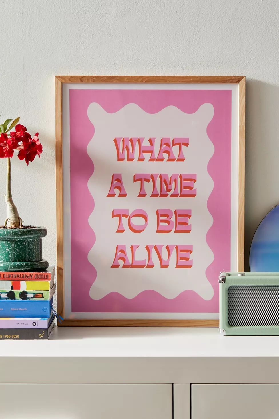 Nicole Goldfarb What A Time To Be Alive Art Print | Urban Outfitters (US and RoW)