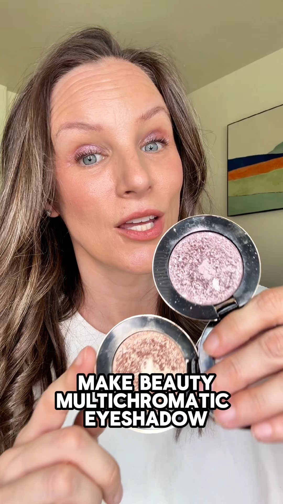 I’ve been loving these two Make Beauty Multichromatic Eyeshadows — Prism, a muted mauve, and Glaze, a soft pink champagne. Both give a luxurious multi-chrome finish that catches the light beautifully. Highly pigmented, creamy, and buildable, these shadows blend effortlessly with zero fallout. Perfect for a soft shimmer or full foiled metallic look.

#makebeauty #makebeautyeyeshadow #metalliceyeyeshadow #multichromatic #beautyover40 

#LTKBeauty #LTKOver40