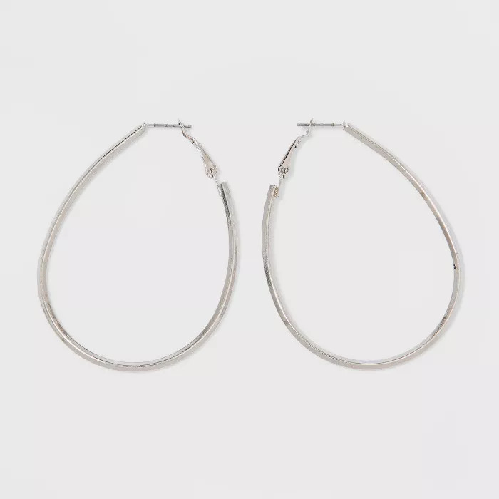 Hoop Earrings - A New Day™ Silver | Target