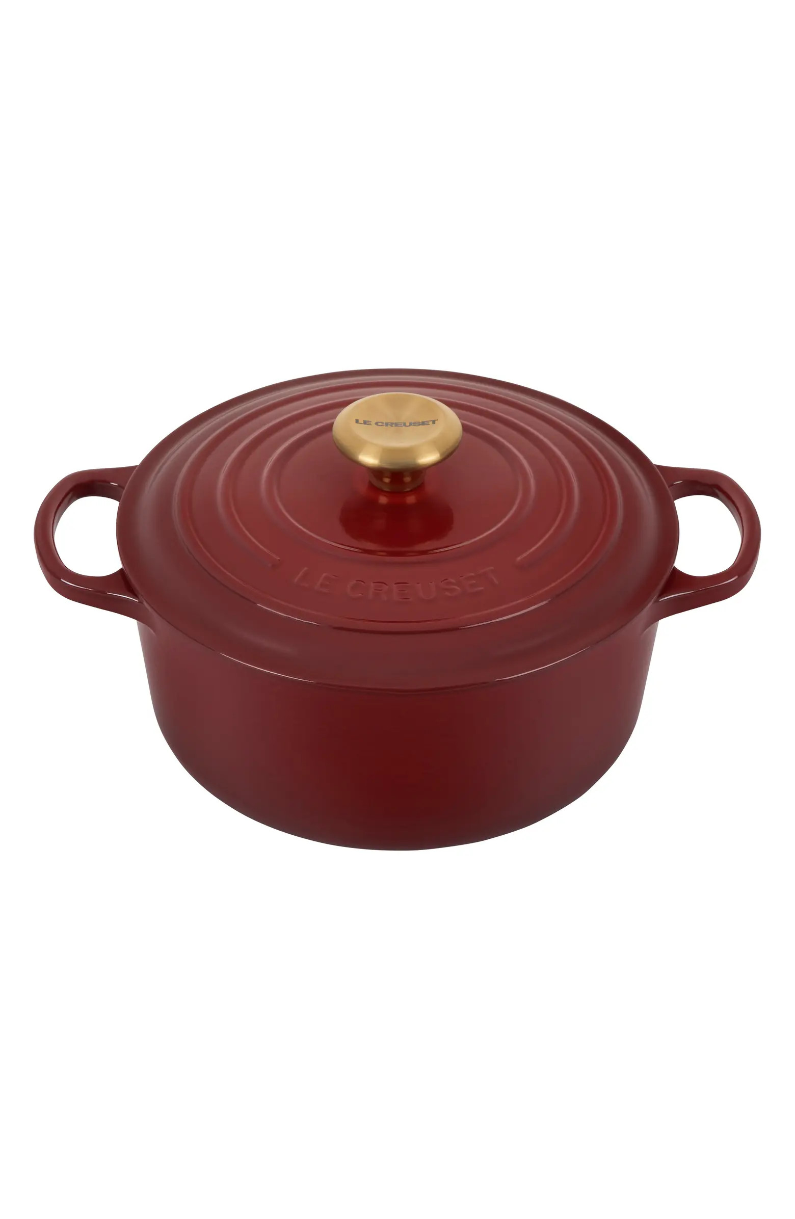 Signature 5.5-Quart Round Enamel Cast Iron French/Dutch Oven | Nordstrom