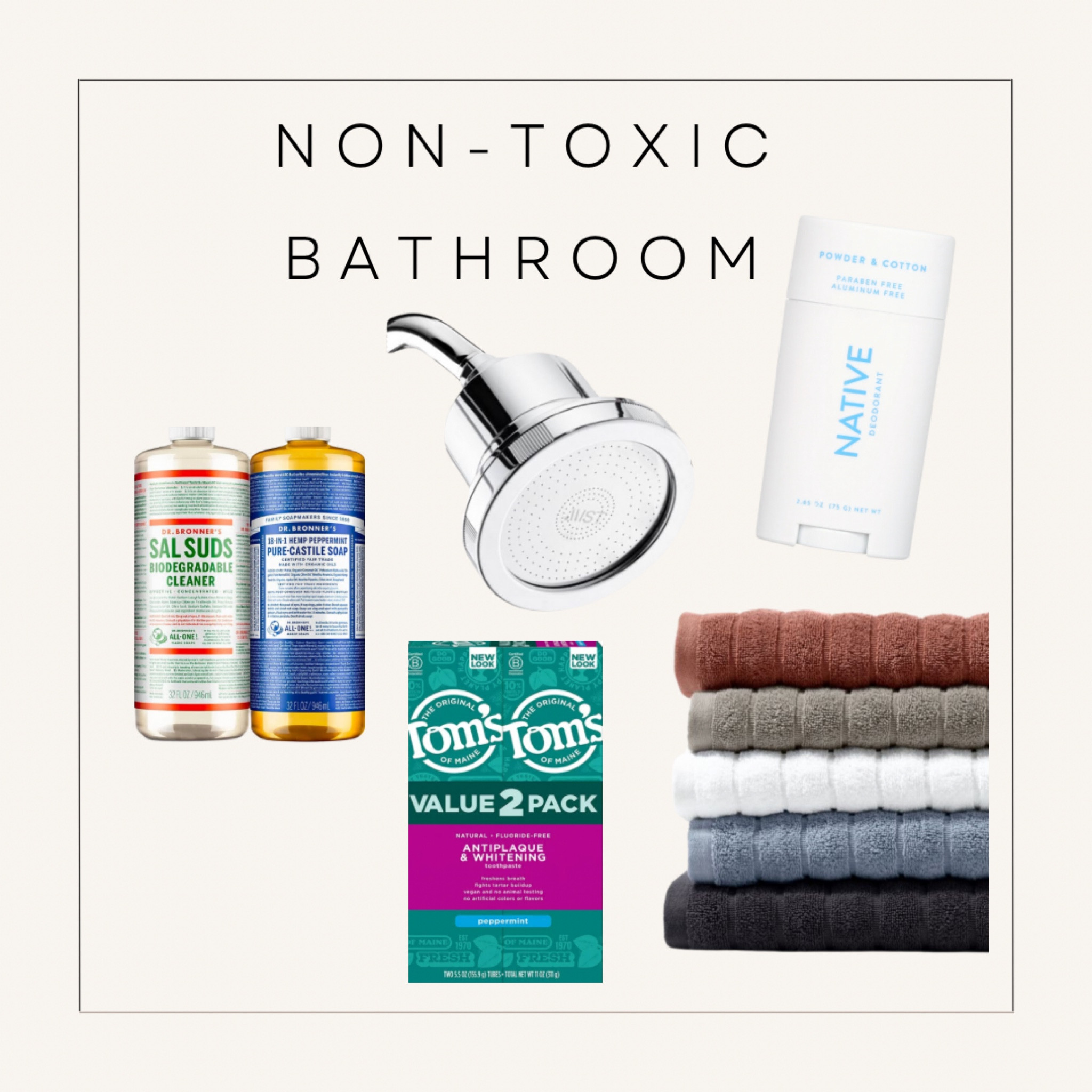 Just a few non-toxic bathroom essentials !

#LTKHome #LTKFamily #LTKSaleAlert