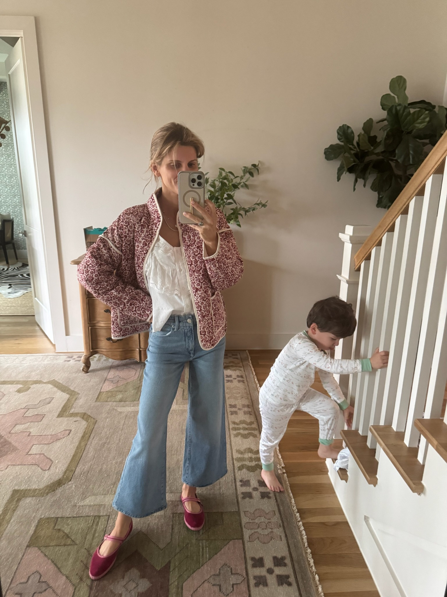 3/7 GDWM

Top: Anthro (use code BRIGHTON20 for purchases over $100)
Jeans: Anthro (use code BRIGHTON20 for purchases over $100)
Jacket: Amazon