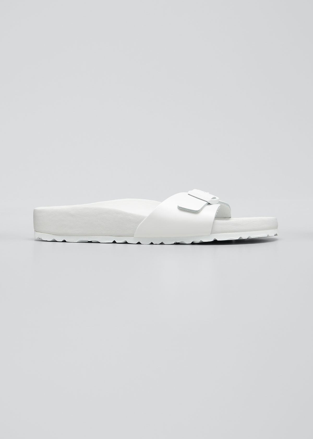 Madrid Tonal Single Buckle Slide Sandals | Bergdorf Goodman